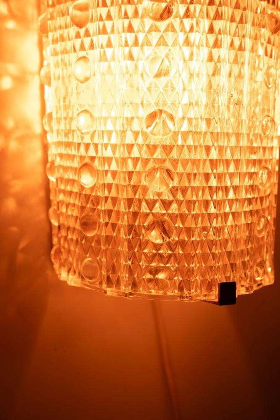 Image 1 of Lampade da parete in vetro vintage Carl Fagerlund, applique in vetro Lyfa