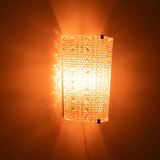 Image 1 of Lampade da parete in vetro vintage Carl Fagerlund, applique in vetro Lyfa