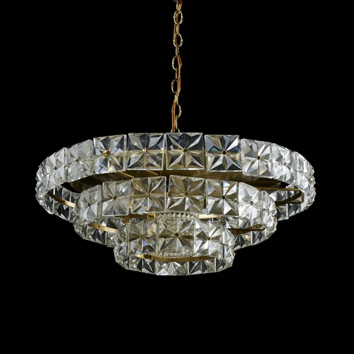 Design Eriksmâla Crystal Brass Lamp