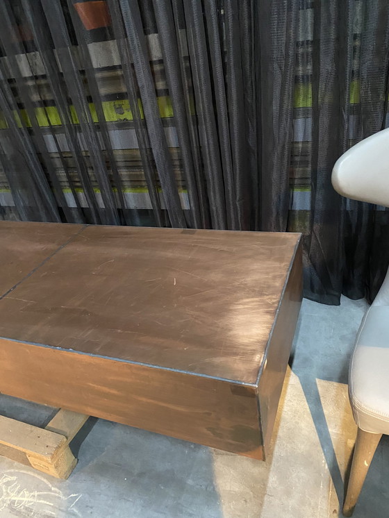 Image 1 of Modern All Copper Coffee Table