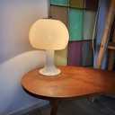Lampe de table vintage à champignon