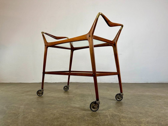 Image 1 of Chariot de service Luisa Parisi pour Angelo de Baggis Mid Century