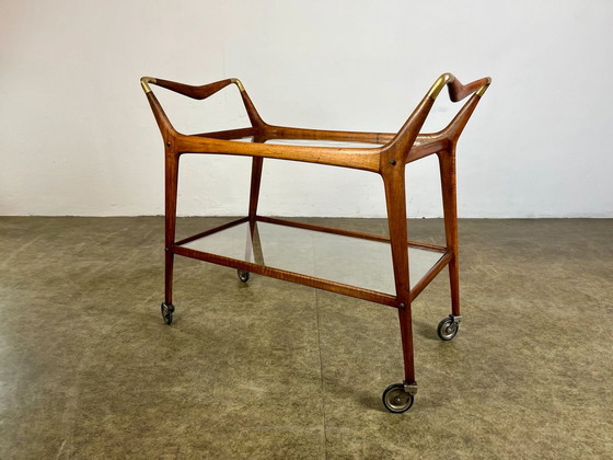 Image 1 of Chariot de service Luisa Parisi pour Angelo de Baggis Mid Century