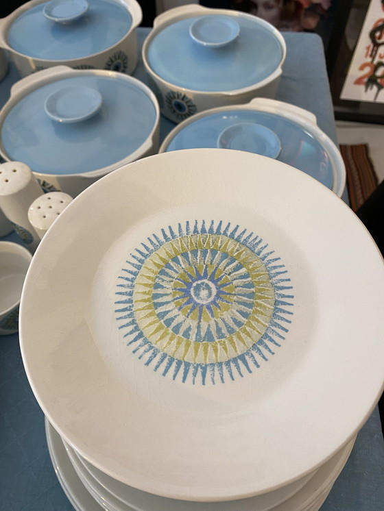 Image 1 of Exceptional J&G Meakin Pottery Dinner Service 1964