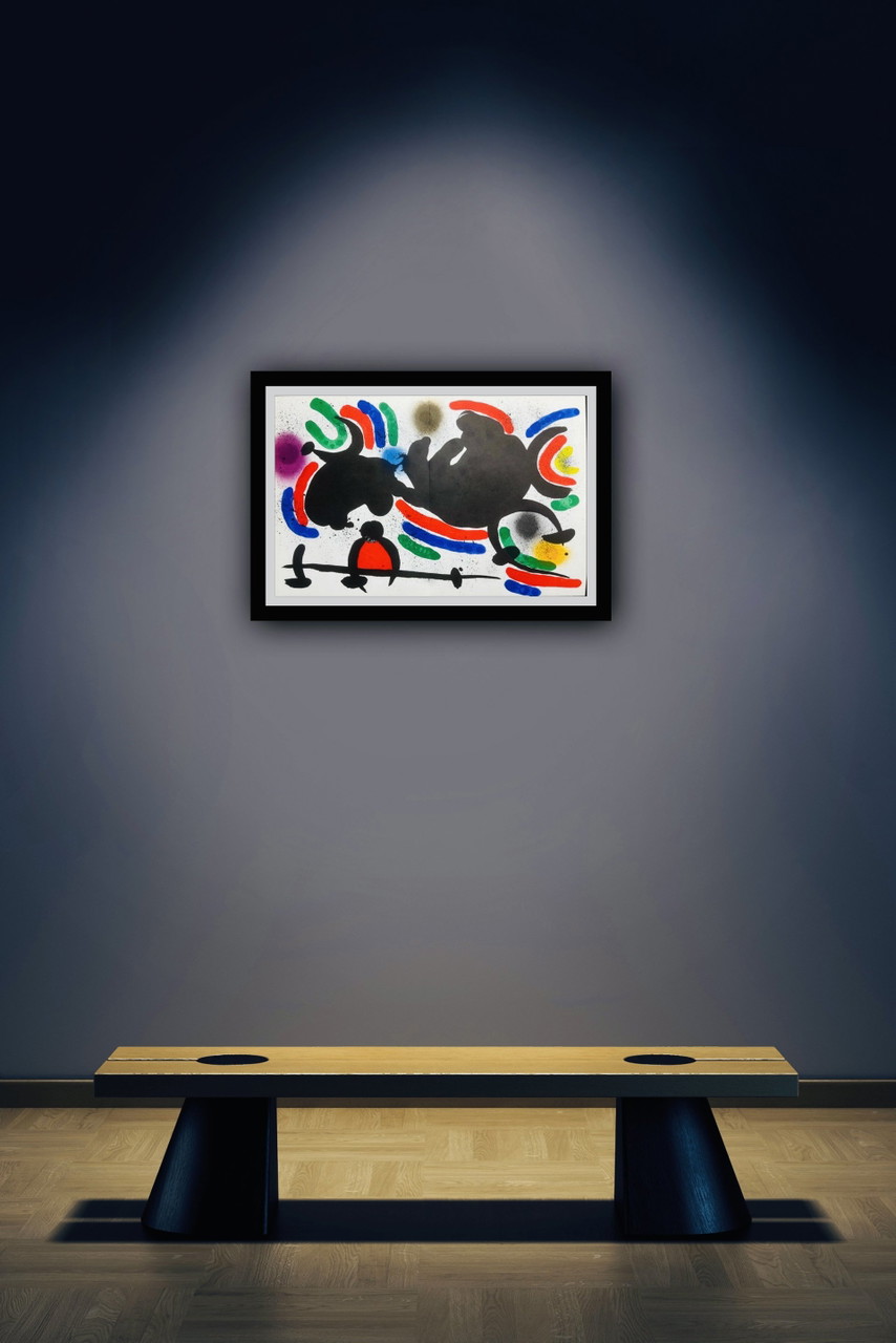 Joan Miró (1893-1983) "Litografía Original Iv".