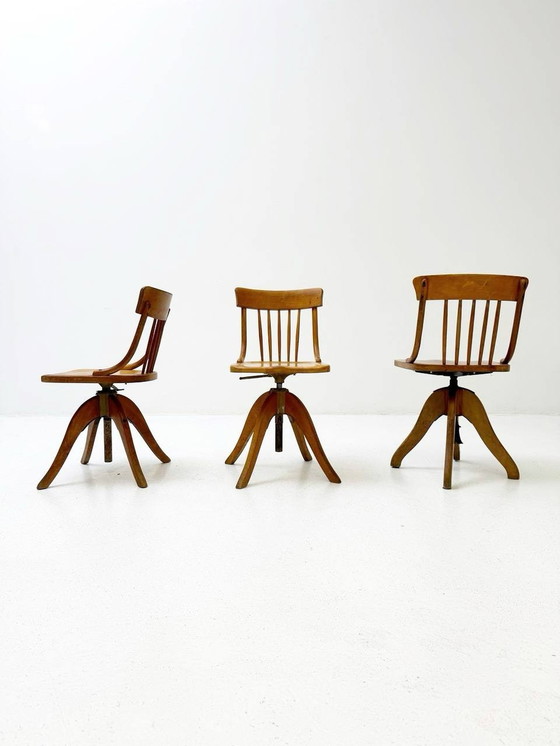 Image 1 of Chaises de bureau de Stoll Giroflex, années 1960