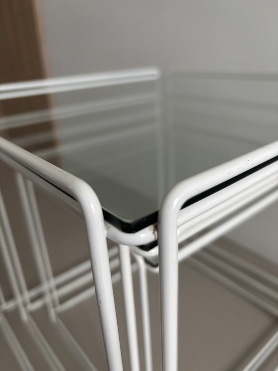 Image 1 of Set Of 3 Vintage Side Tables Isocele Max Sauze 70'S