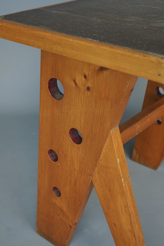 Image 1 of Small Mid-Century French Desk, 1950s