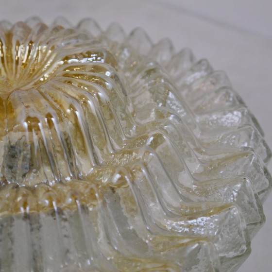 Image 1 of Vintage Gold Sunburst Ceiling Light