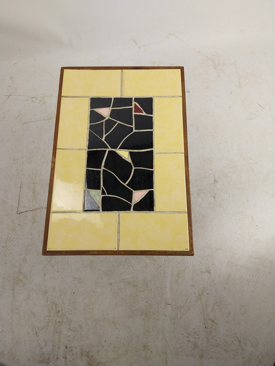 Image 1 of 1 X Midcenturymodern Tile Top Plant Table 1950'S