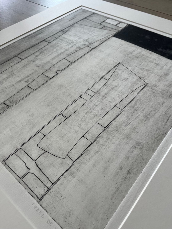 Image 1 of Trees De Vries, Black and White Etching