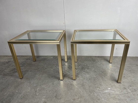 Image 1 of Table basse + table d'appoint Pierre Vandel (Paris)