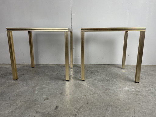 Pierre Vandel (Paris) coffee table + side table