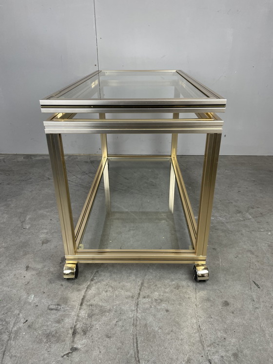 Image 1 of Table basse + table d'appoint Pierre Vandel (Paris)