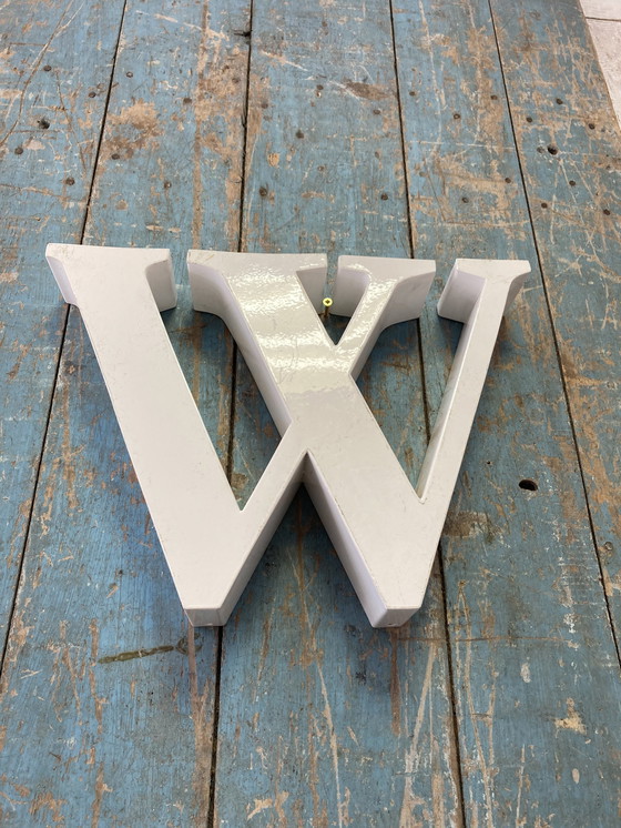 Image 1 of W sign letter