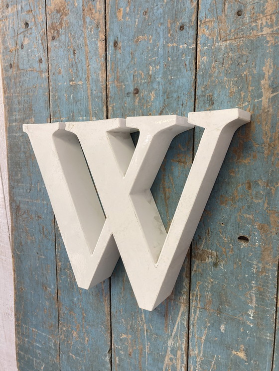 Image 1 of W sign letter