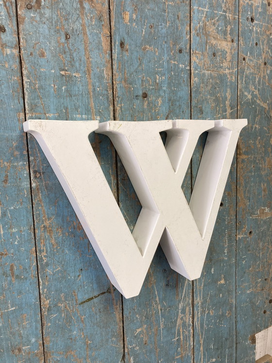 Image 1 of W sign letter