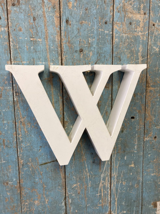 Image 1 of W sign letter