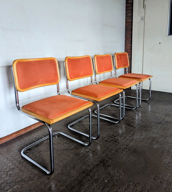 Image 1 of 4x Marcel Breuer-Cesca chairs