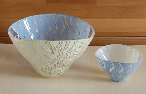 Kosta Boda Monica Backström Bowl Set Tonga