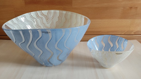 Image 1 of Kosta Boda Monica Backström Bowl Set Tonga