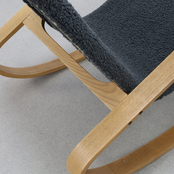 Image 1 of Vintage Rocking Chair/ Armchair "Dondolo" Luigi Crassevig 70S