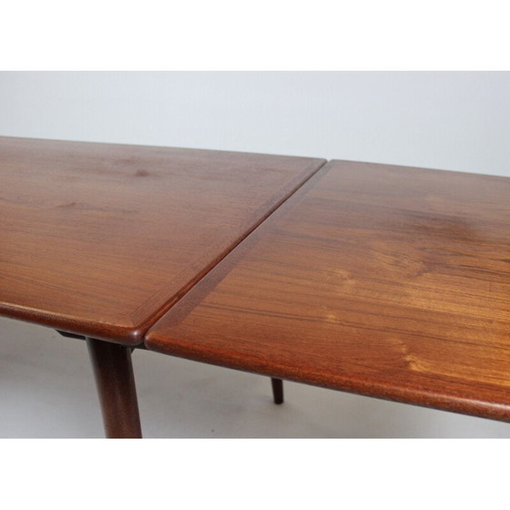 Image 1 of Vintage Dining table with extensions in teak Hans J. Wegner Andreas Tuck 1960s.
