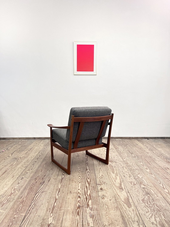 Image 1 of Fauteuil en teck FD 130 par Peter Hvidt pour France and Son, Danemark, 1960s