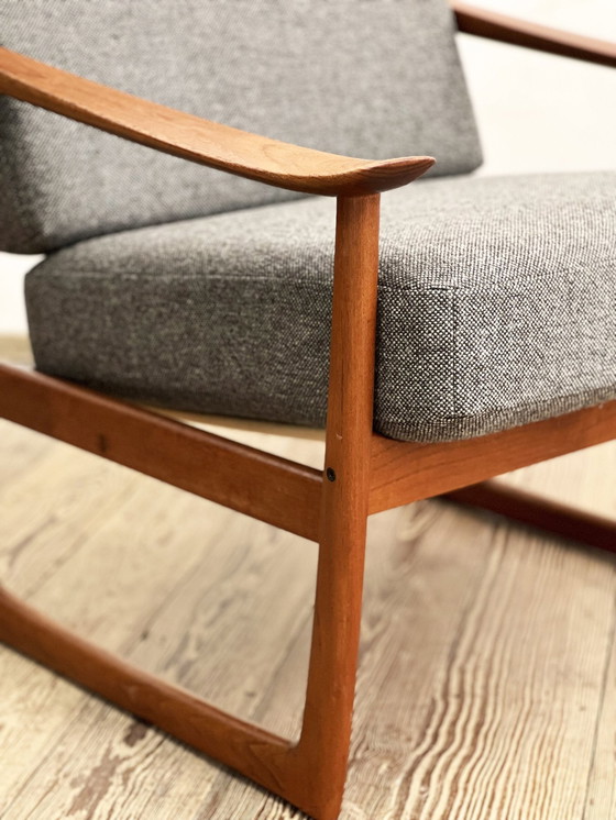 Image 1 of Teak Armchair FD 130 by Peter Hvidt for France and Son, Denmark, 1960s