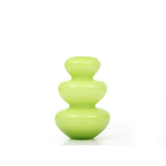 Image 1 of Vintage blown glass vase by Pernille Bülow, Denmark 1990