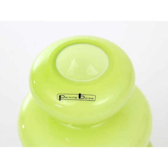 Image 1 of Vintage blown glass vase by Pernille Bülow, Denmark 1990