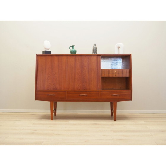 Image 1 of Vintage teak highboard, Denmark 1960s