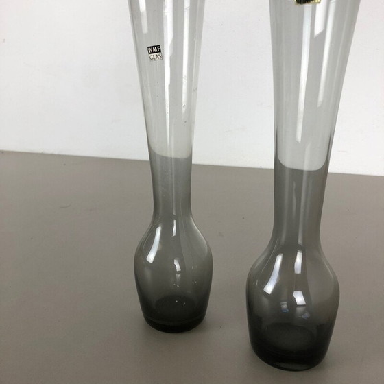 Image 1 of Pair of vintage turmalin vases by Wilhelm Wagenfeld for the Wmf, Germany 1960