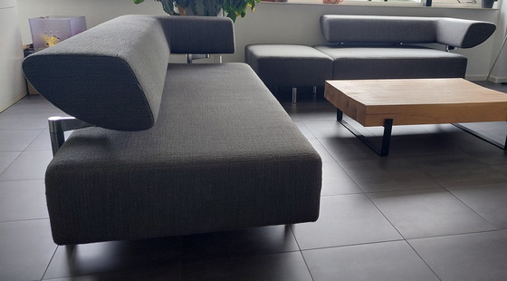 Image 1 of 3X Cor Arthe Design Sofa Set With Hocker