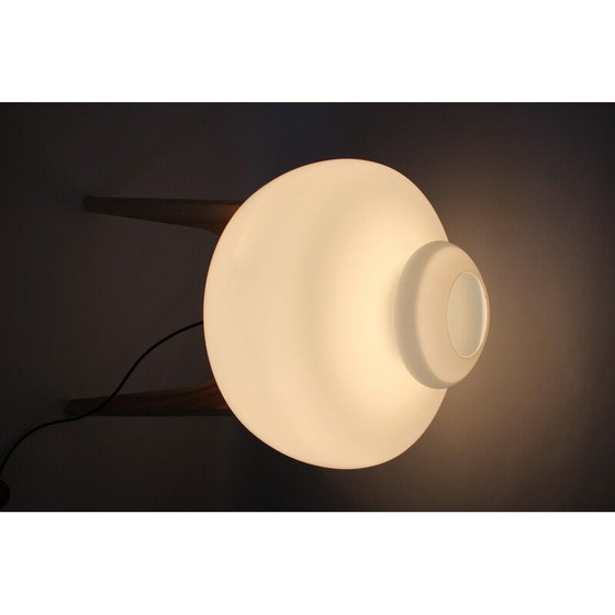 Image 1 of Vintage oakwood lamp by Uluv, Czechoslovakia 1970s