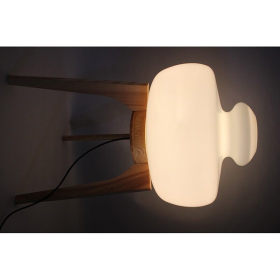 Image 1 of Vintage oakwood lamp by Uluv, Czechoslovakia 1970s