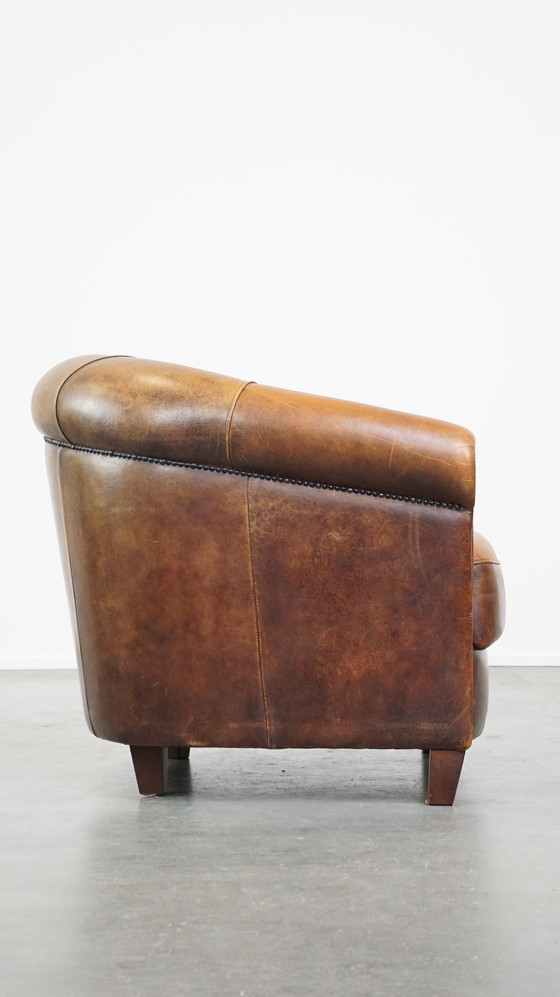 Image 1 of Club Chair Made From Sheepskin