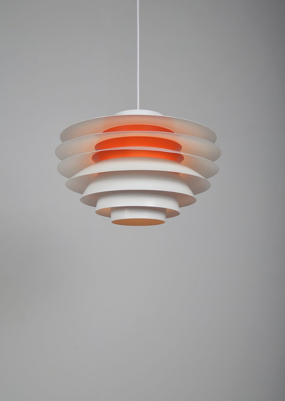 Image 1 of Danish pendant lamp 'Verona' designed by Sven Middelboe for Nordisk Solar