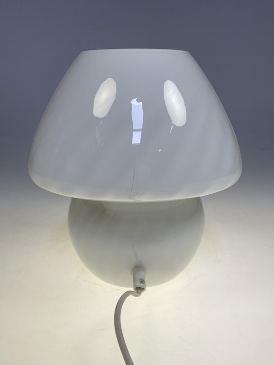 Image 1 of Wsb Mushroom lamp with swirl motif