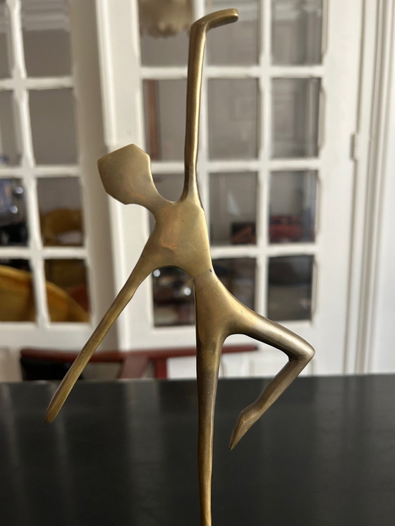 Image 1 of Minimalist Brass Sculpture