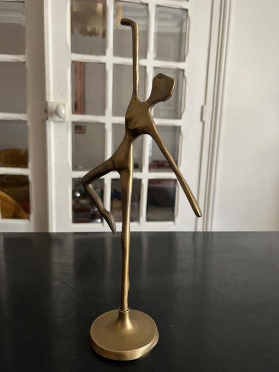 Image 1 of Minimalist Brass Sculpture