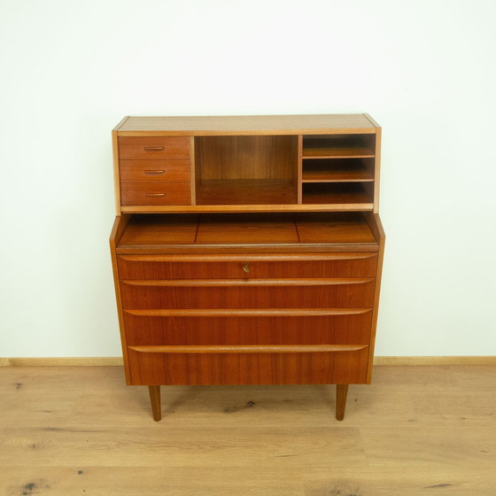 Image 1 of 1960s Danish teak secretary and dressing table