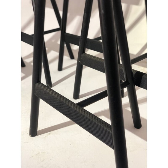 Image 1 of Set di 5 sgabelli vintage di Wilkhan