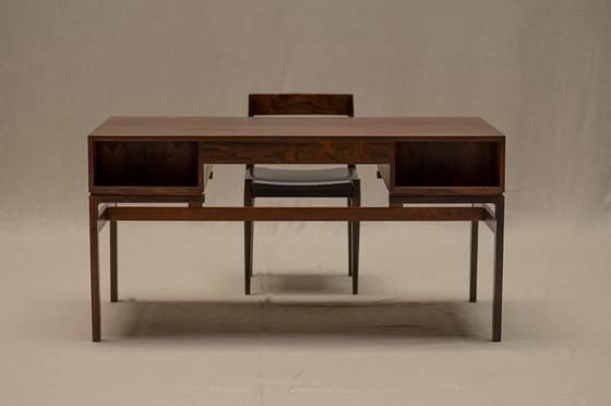 Image 1 of Rosewood Desk By Arne Wahl Iversen For Vinde Mobelfabrik