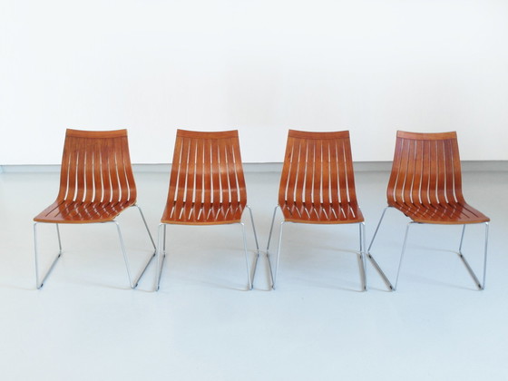 Image 1 of Tønnestav dining chairs by Kurt S Rungsøe for Tynes Møbelfabrikk, Norway 1960