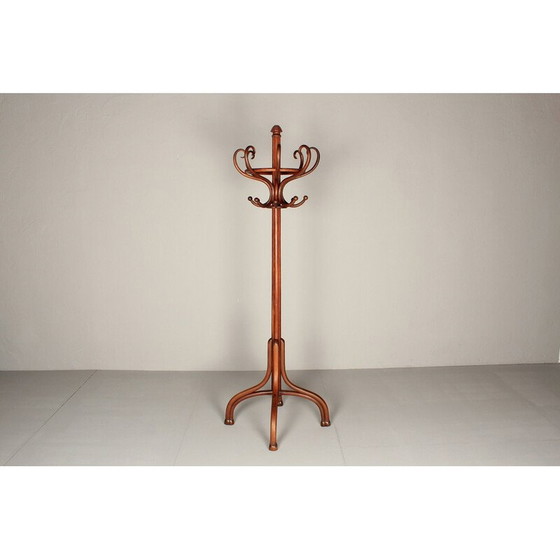 Image 1 of Vintage stained beech coat rack, 1900