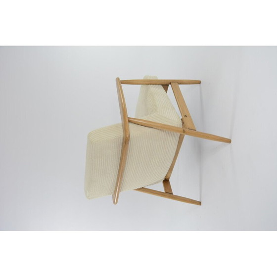 Image 1 of Poltrone vintage Z in velluto a coste avorio anni '60