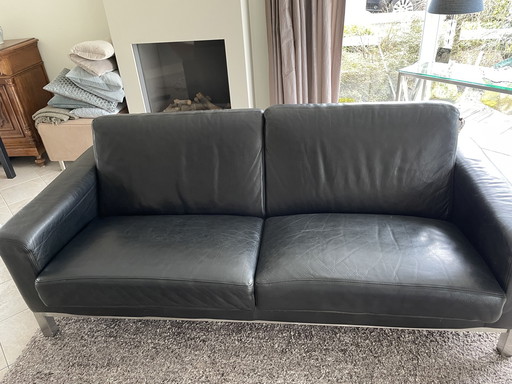 Modern leather sofa