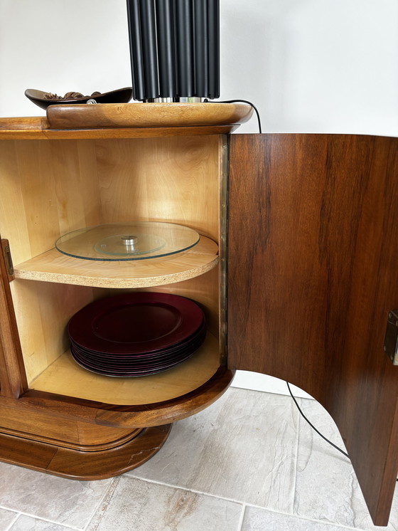 Image 1 of Danish Sideboard Cupboard With Round Sides