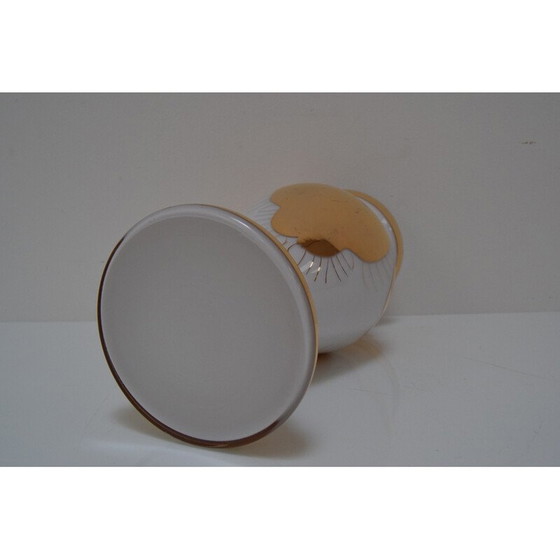 Image 1 of Vaso in vetro artistico vintage di Novy Bor, Cecoslovacchia, 1960